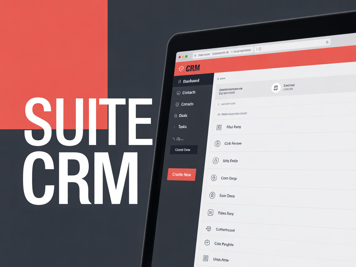 Interfaz de SUITE CRM - Solución de gestión de relaciones con clientes